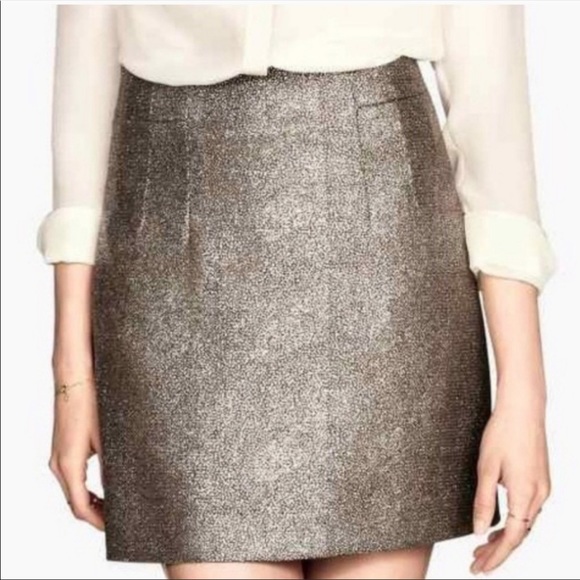 H&M Dresses & Skirts - H&M | bronze metallic mini skirt